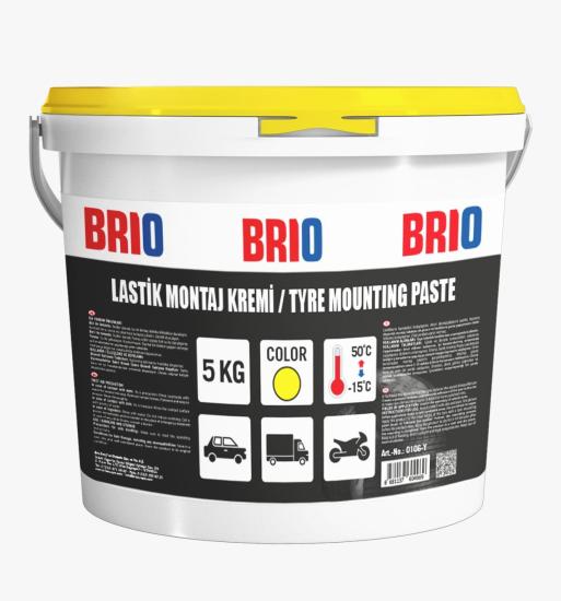 Brio Tire Mounting Paste 5 kg Yellow